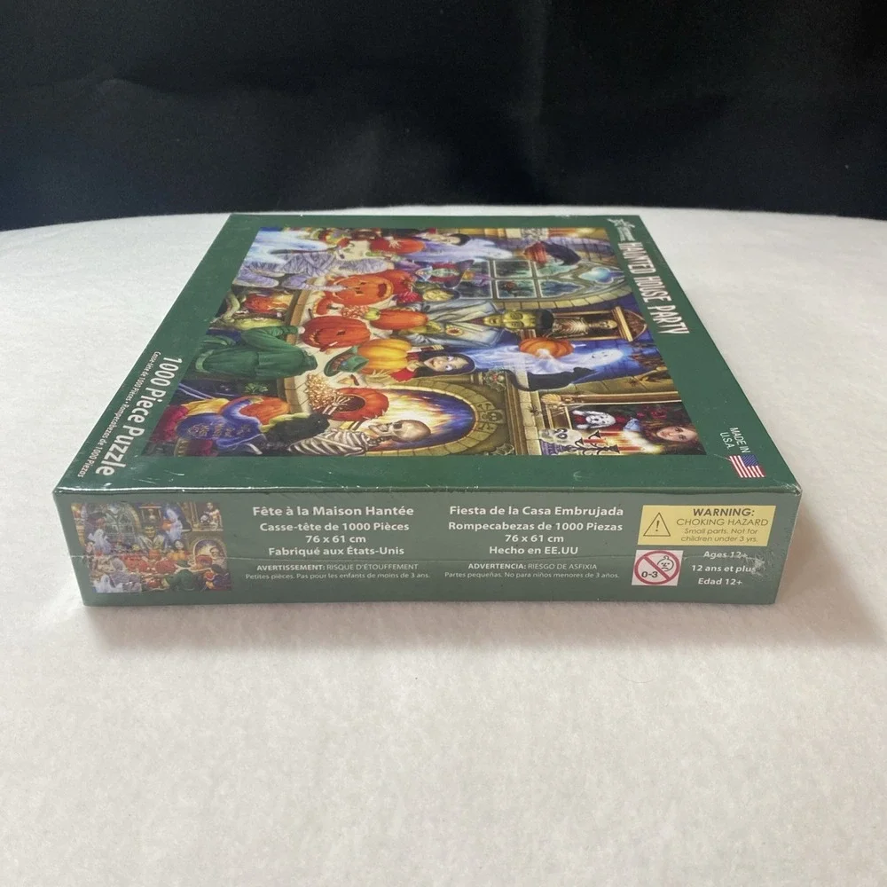 Vermont Christmas Company Haunted House Party 1000 Piece Jigsaw Puzzle USA NEW‎